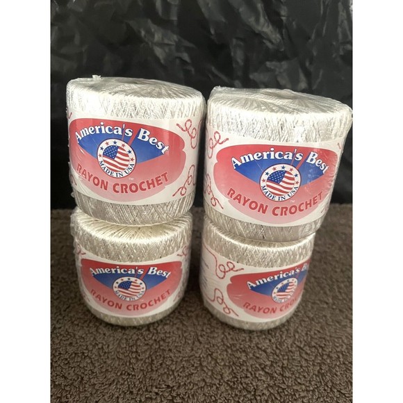 4 Americas Best Country Cotton Sz 10 Crochet Thread Antique Lace New - Picture 1 of 2